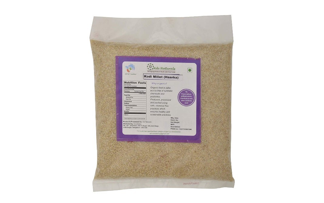 Adi Naturals Kodo Millet (Haarka)    Pack  500 grams